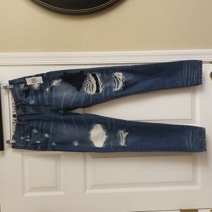 Rewash distressed jeans